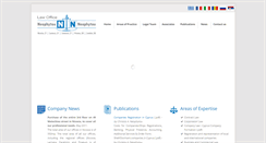 Desktop Screenshot of neophytou-law.com