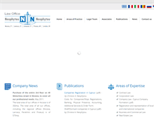 Tablet Screenshot of neophytou-law.com